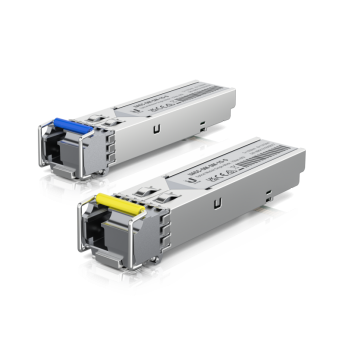 Двунаправленный одномодовый оптический модуль UBIQUITI 1 GBPS BIDIRECTIONAL SINGLE-MODE OPTICAL MODULE (2-pack)